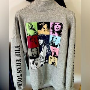 Taylor Swift Grey Quarter Zip - XL